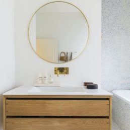 Terrazzo p&aring; badev&aelig;relse p&aring; Frederiksberg